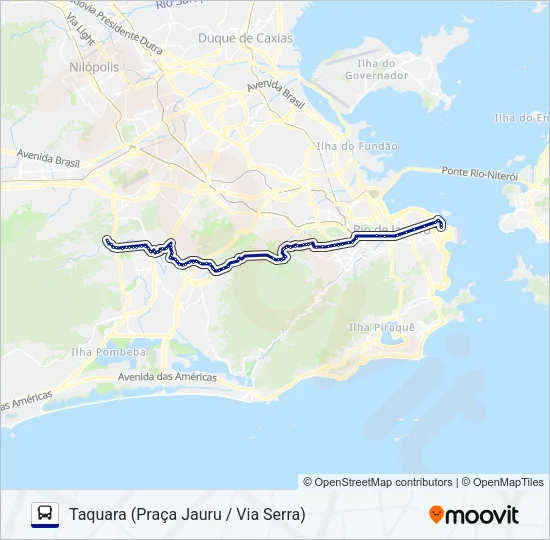 2112 Bus Line Map