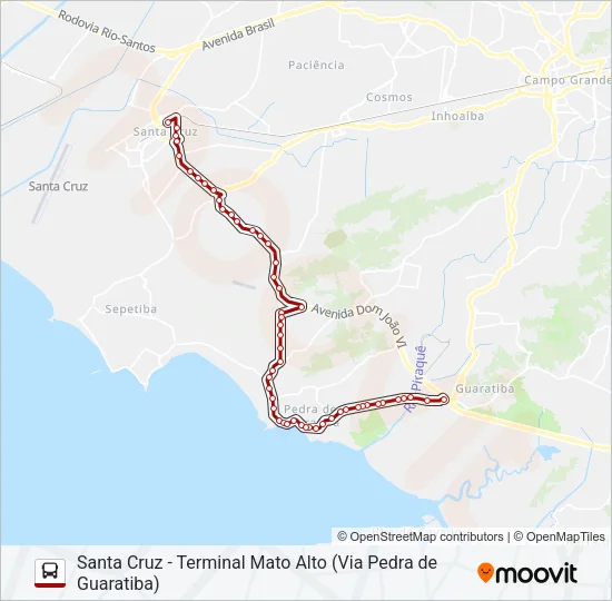 885 Bus Line Map