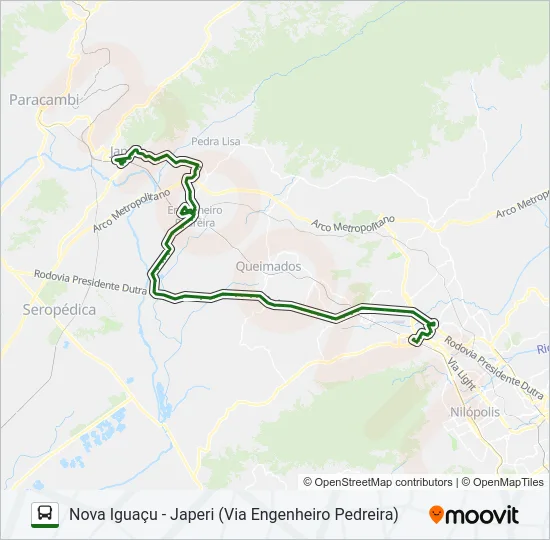 180 Bus Line Map