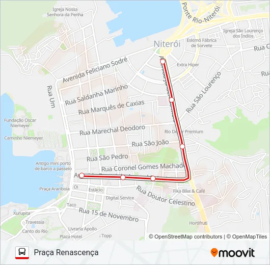 22A Bus Line Map