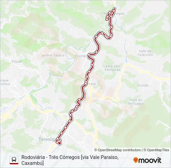 25D Bus Line Map