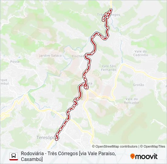 25D Bus Line Map