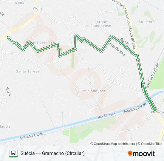 418 Bus Line Map