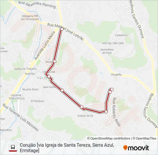 99B Bus Line Map