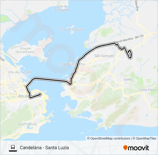 726D Bus Line Map