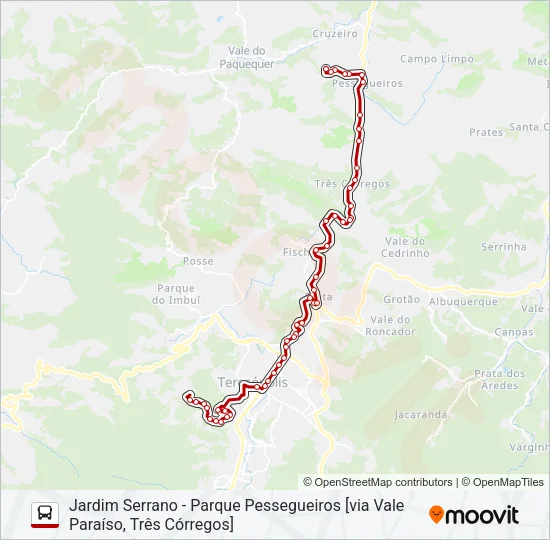 25F Bus Line Map