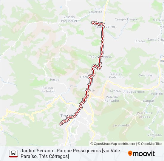 25F bus Line Map