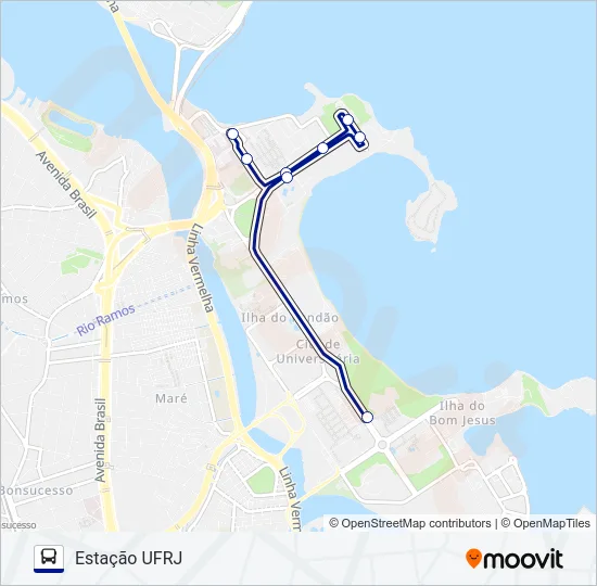 5 Bus Line Map