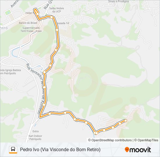 456 bus Line Map