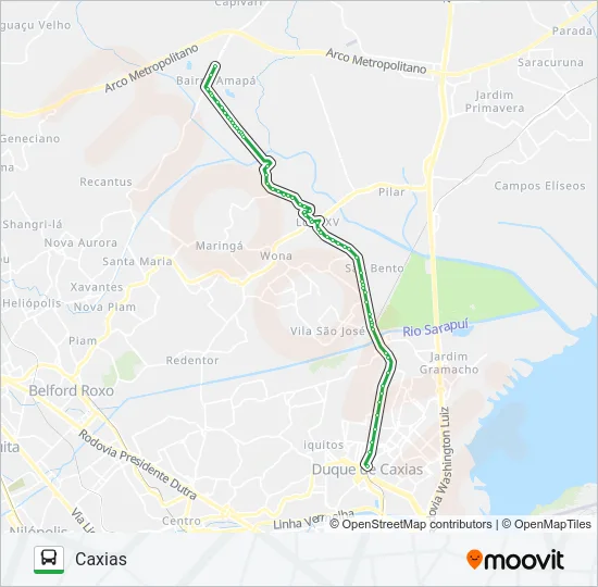 449 Bus Line Map