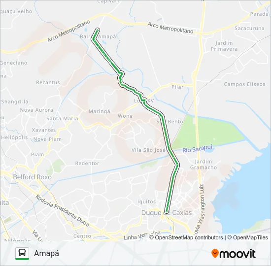 449 Bus Line Map