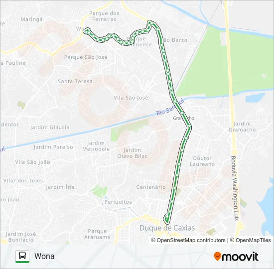 500 Bus Line Map