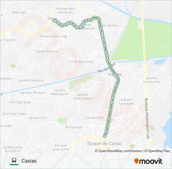 500 Bus Line Map