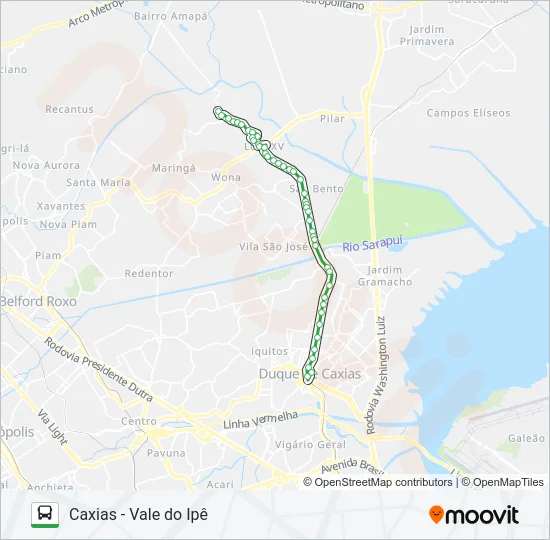 502 Bus Line Map
