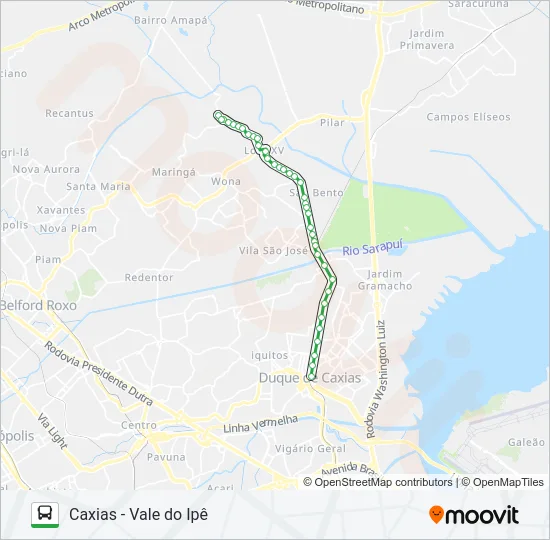 502 Bus Line Map