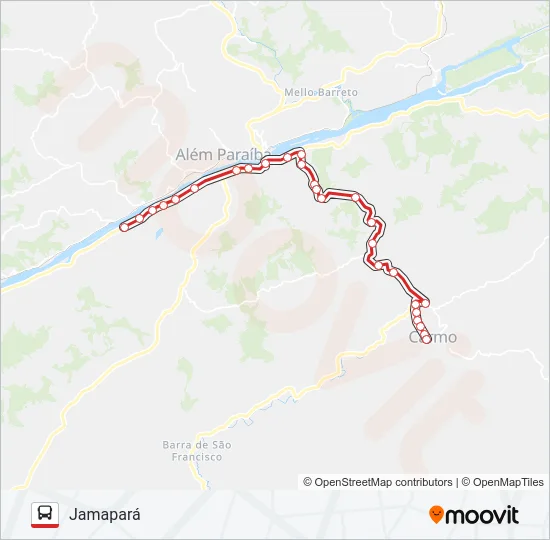 SP73 Bus Line Map