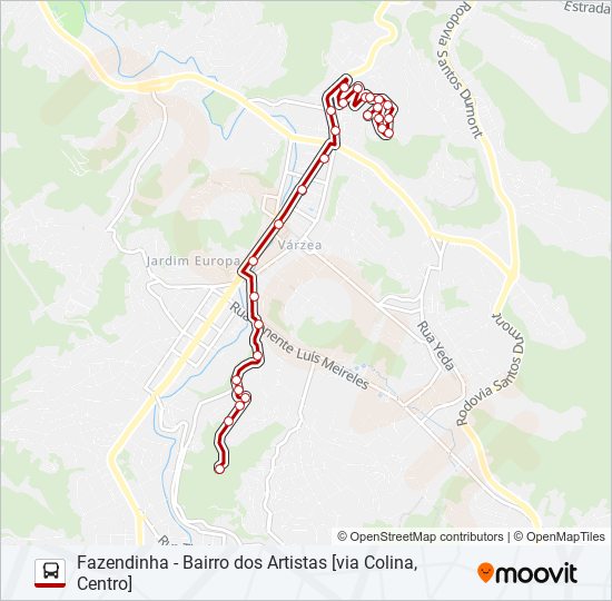 Rota da linha 71a: horários, paradas e mapas - Rodoviária [Via Vale  Paraíso] (Atualizado)