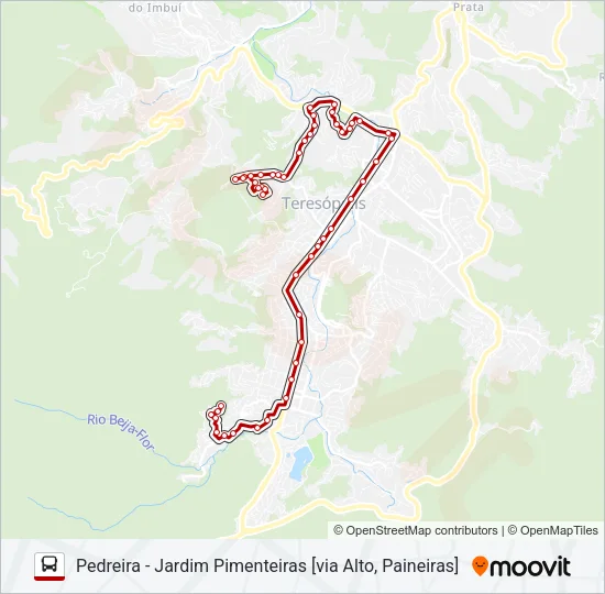 12C Bus Line Map