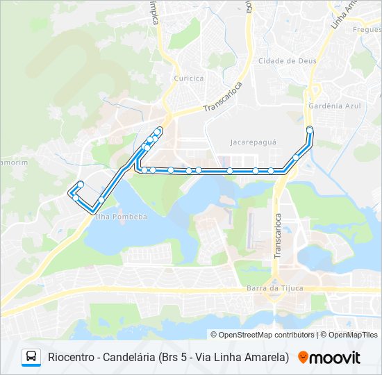 Mapa de 352 de autobús