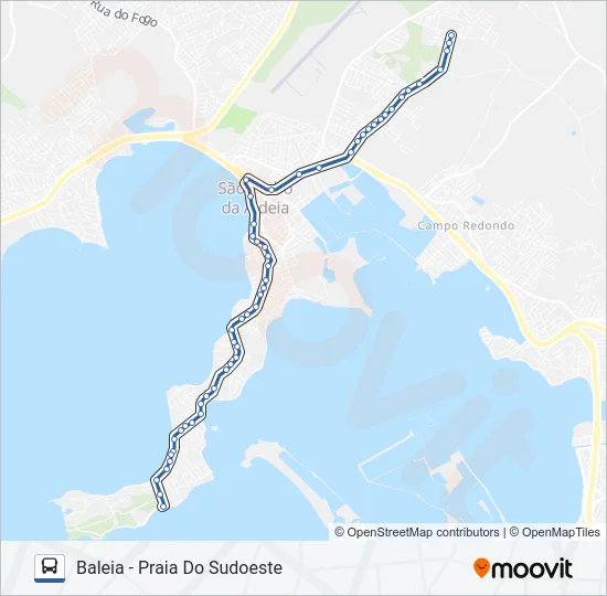 501 Bus Line Map