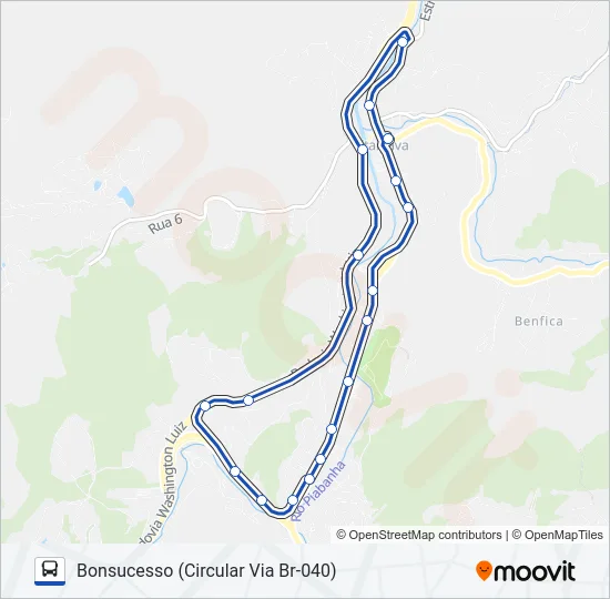 714 Bus Line Map