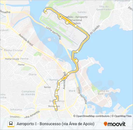 915 Bus Line Map