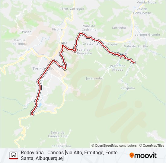 30B bus Line Map