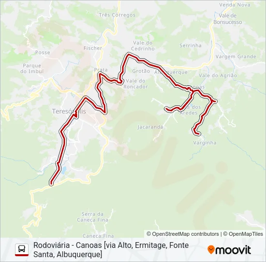 30B Bus Line Map