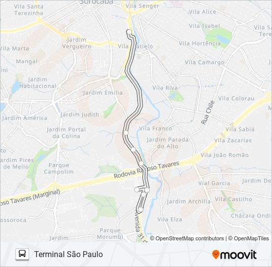 711 PANORÂMICO bus Line Map