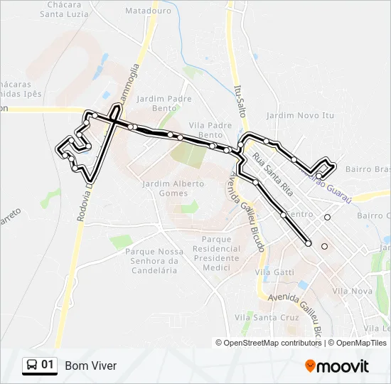 01 Bus Line Map