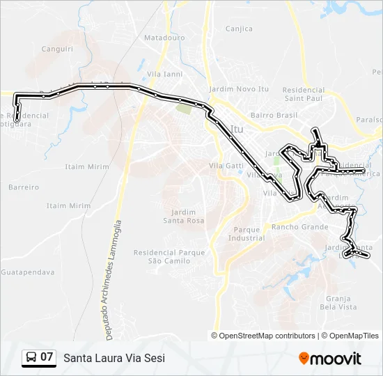 07 Bus Line Map