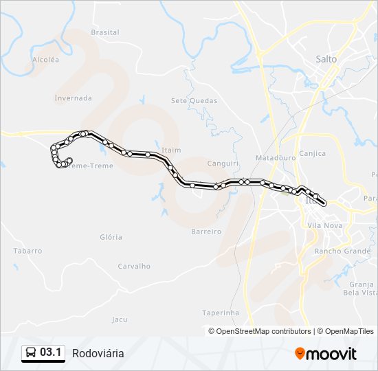 03.1 bus Line Map
