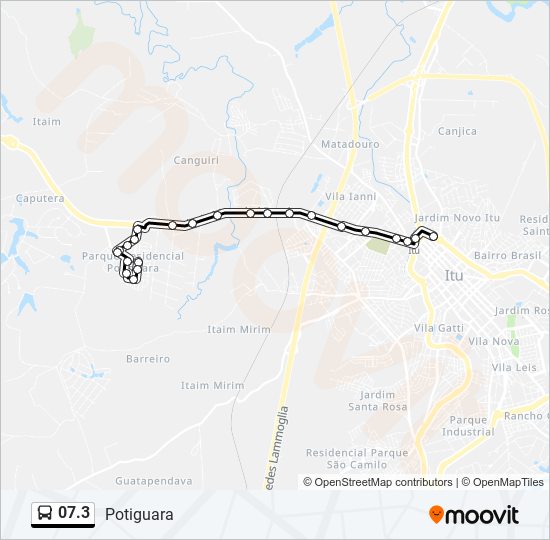 Mapa de 07.3 de autobús