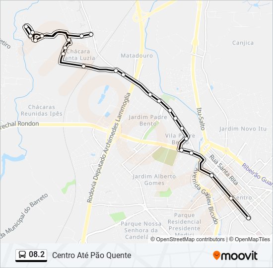 08.2 bus Line Map