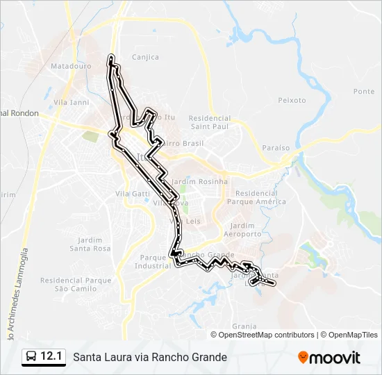 12.1 Bus Line Map