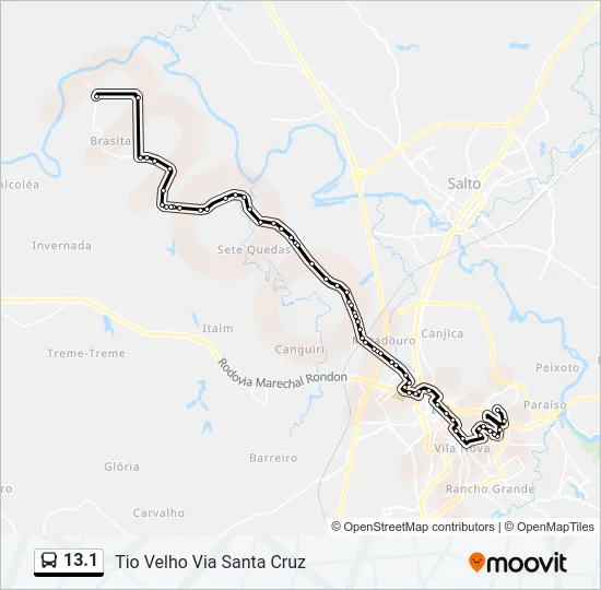 13.1 Bus Line Map