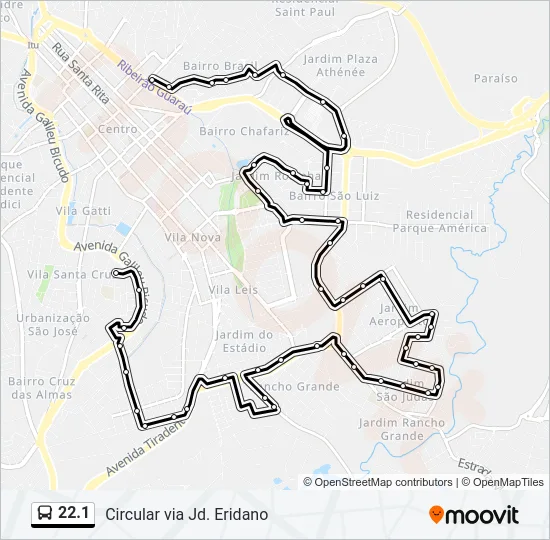 22.1 Bus Line Map