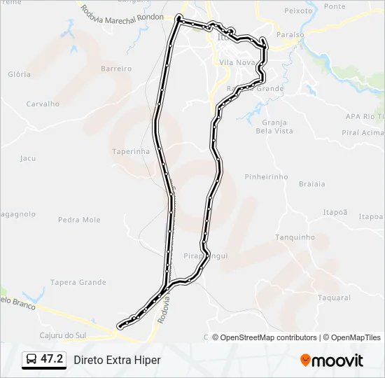 47.2 Bus Line Map