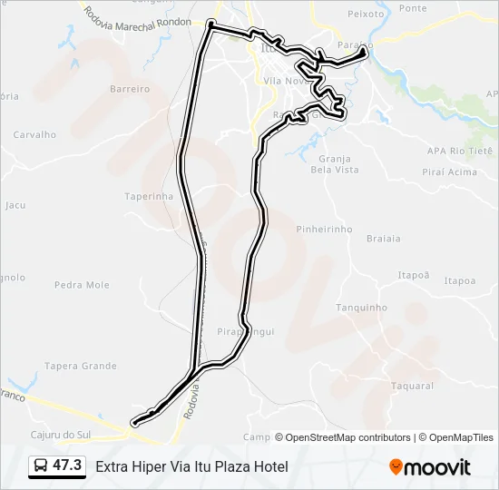 47.3 Bus Line Map