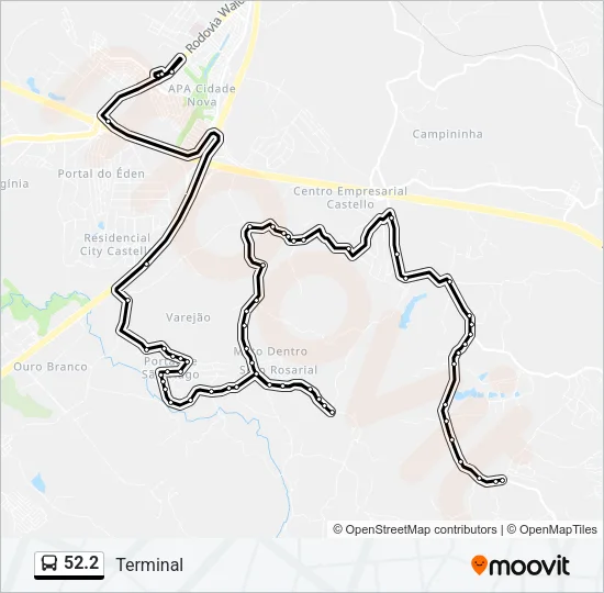 52.2 Bus Line Map