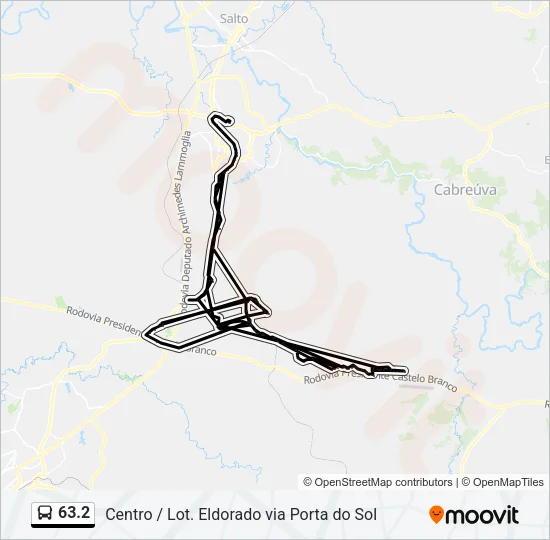 63.2 Bus Line Map