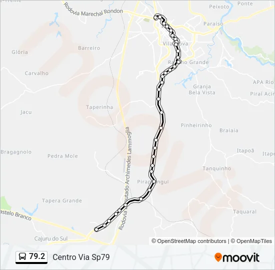 79.2 Bus Line Map