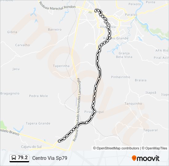 79.2 bus Line Map
