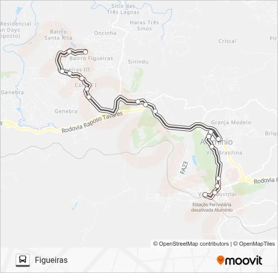 FIGUEIRAS Bus Line Map
