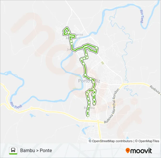 200 BAMBU II Bus Line Map