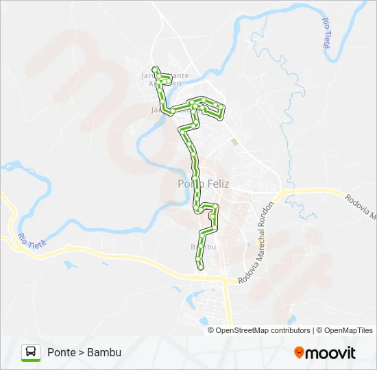 200 BAMBU II Bus Line Map