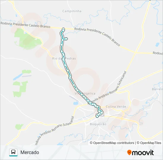L03 GUARAPÓ Bus Line Map