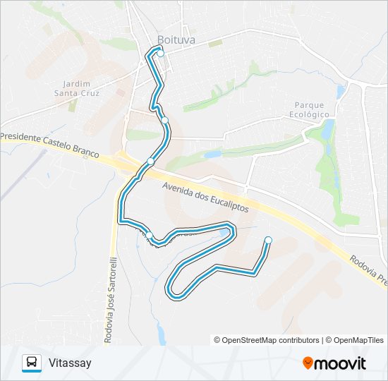 017 VITASSAY bus Line Map