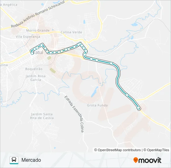 L13 COLINA DAS ESTRELAS Bus Line Map