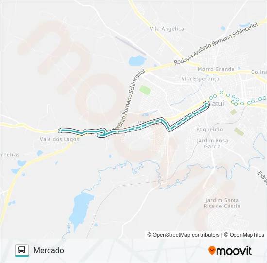 L07 SANTISTA / JARDIM LÍRIO / AMERICANA Bus Line Map